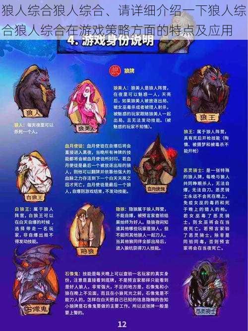 狼人综合狼人综合、请详细介绍一下狼人综合狼人综合在游戏策略方面的特点及应用