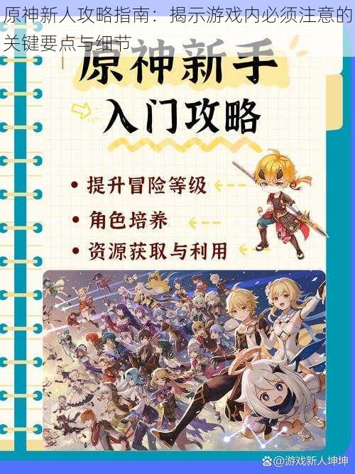 原神新人攻略指南:揭示游戏内必须注意的关键要点与细节