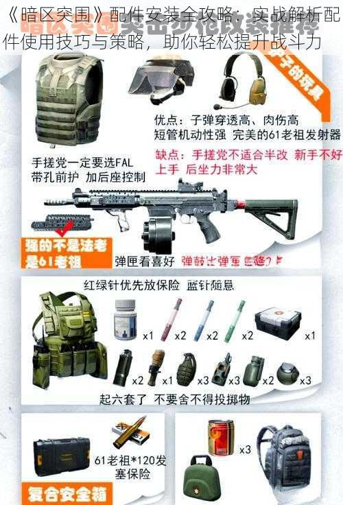 《暗区突围》配件安装全攻略：实战解析配件使用技巧与策略，助你轻松提升战斗力