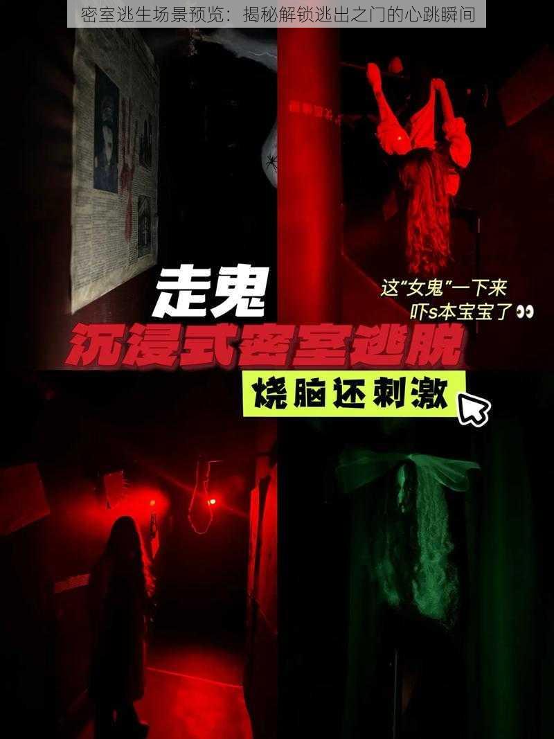 密室逃生场景预览:揭秘解锁逃出之门的心跳瞬间